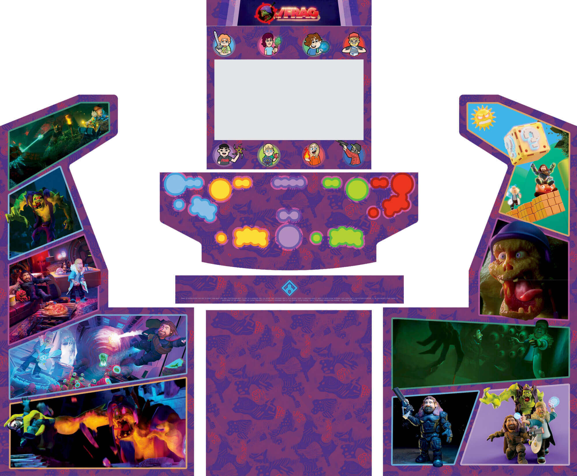 ./Frag arcade cabinet — hero shot