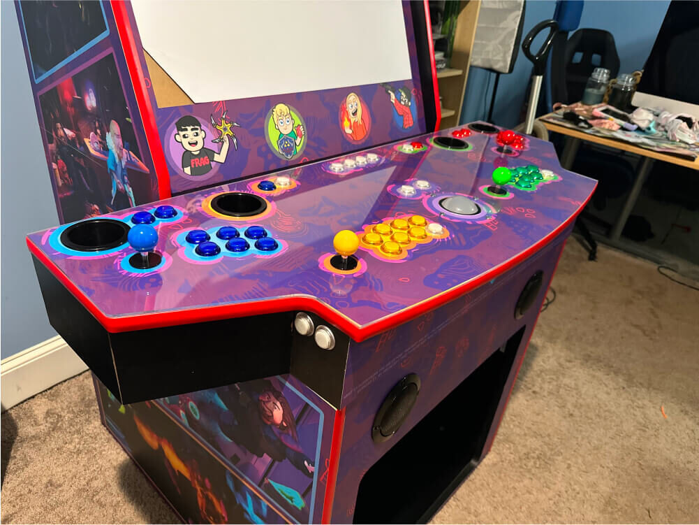 Arcade cabinet — in studio