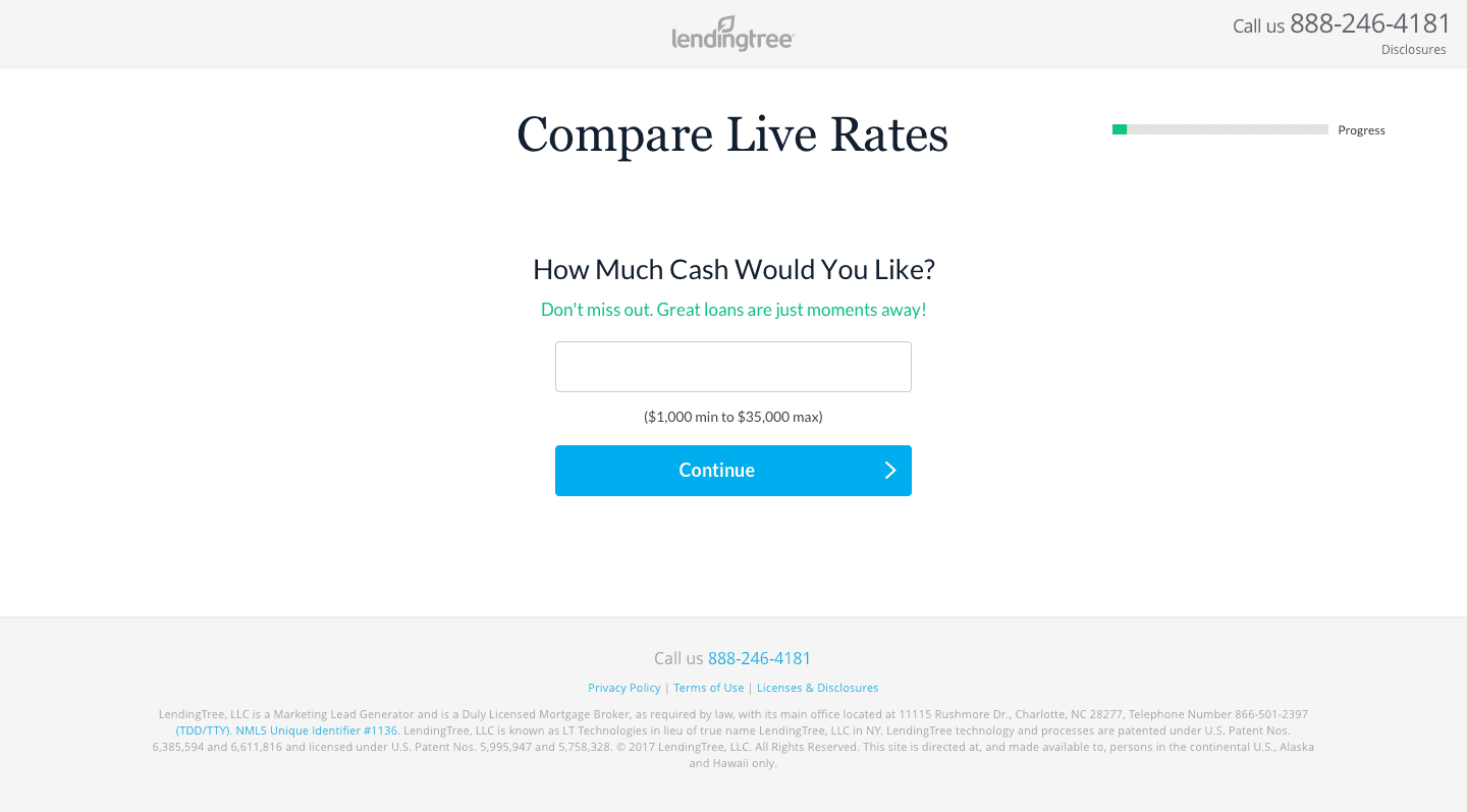 Modern application form — step 2