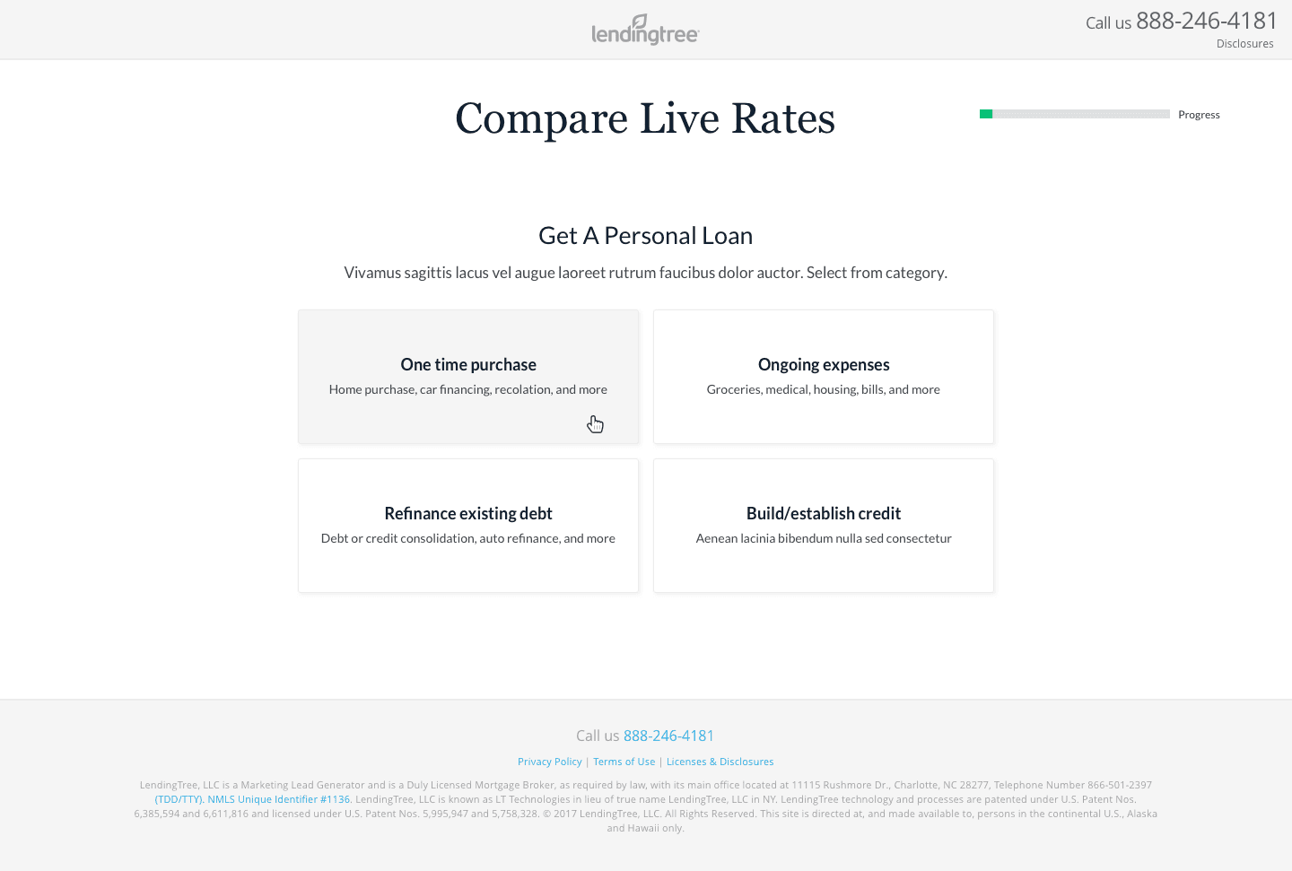 Modern application form — step 3