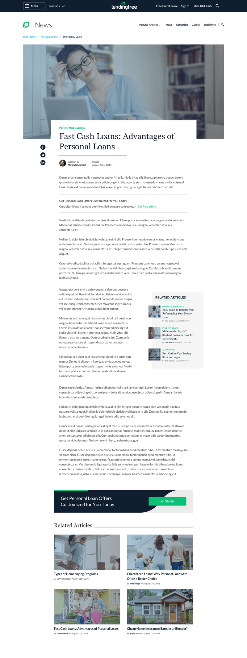 Blog content template — long form