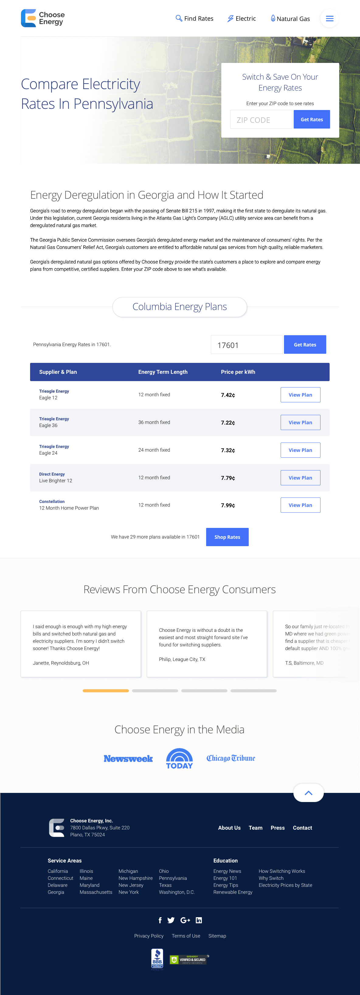 Choose Energy — interior page