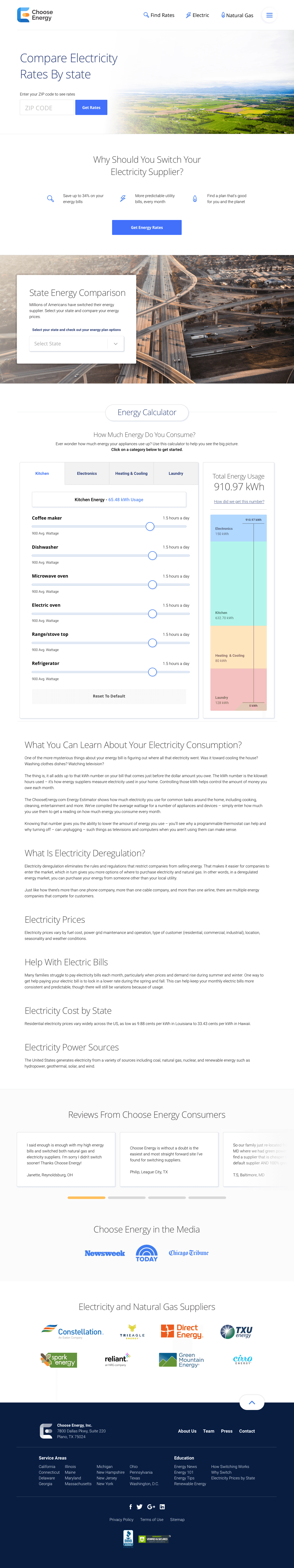 Choose Energy — SEO template