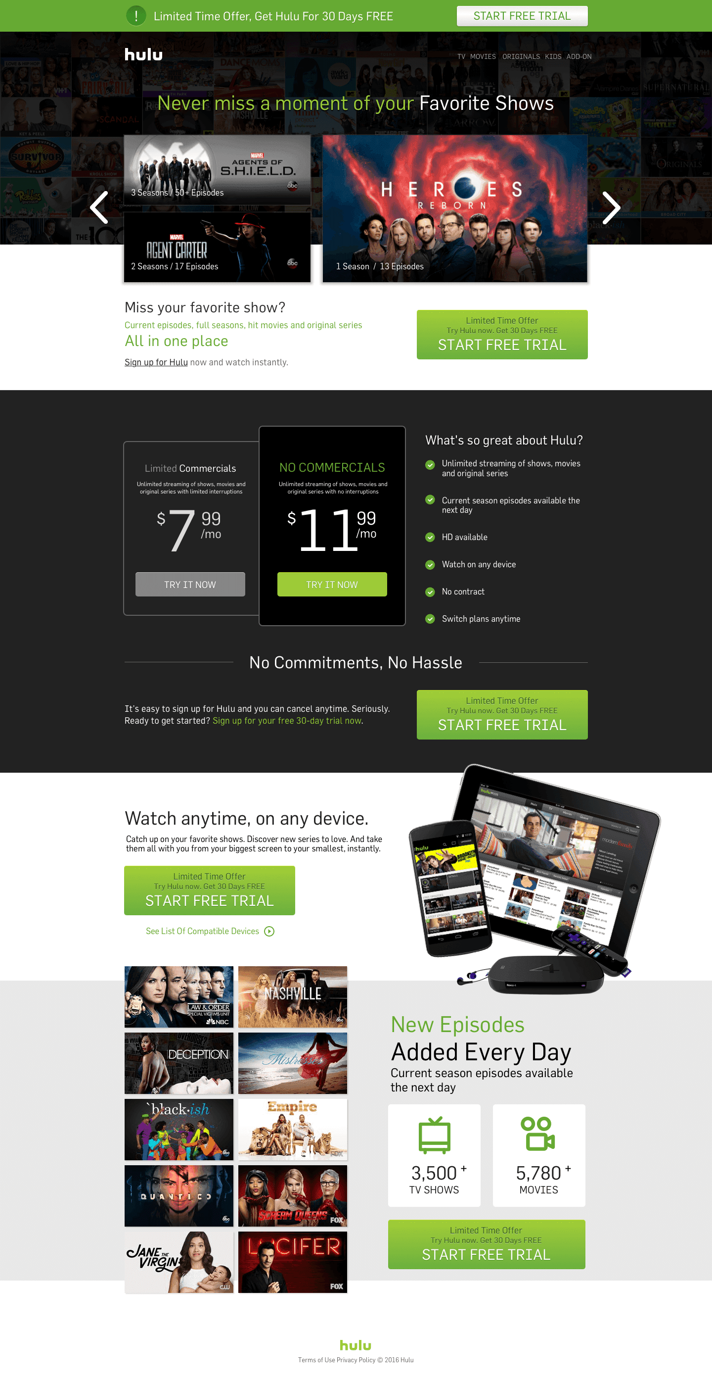 Hulu — category hub, comedy
