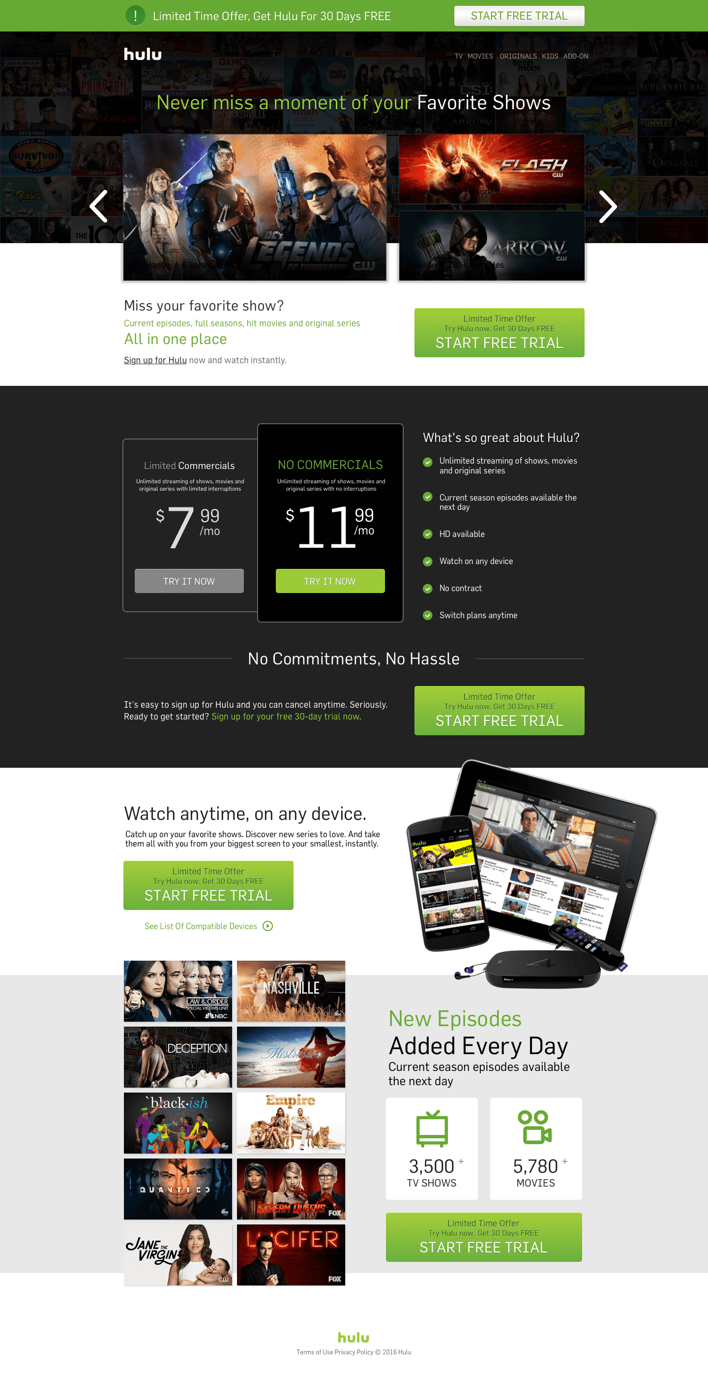 Hulu — category hub, drama