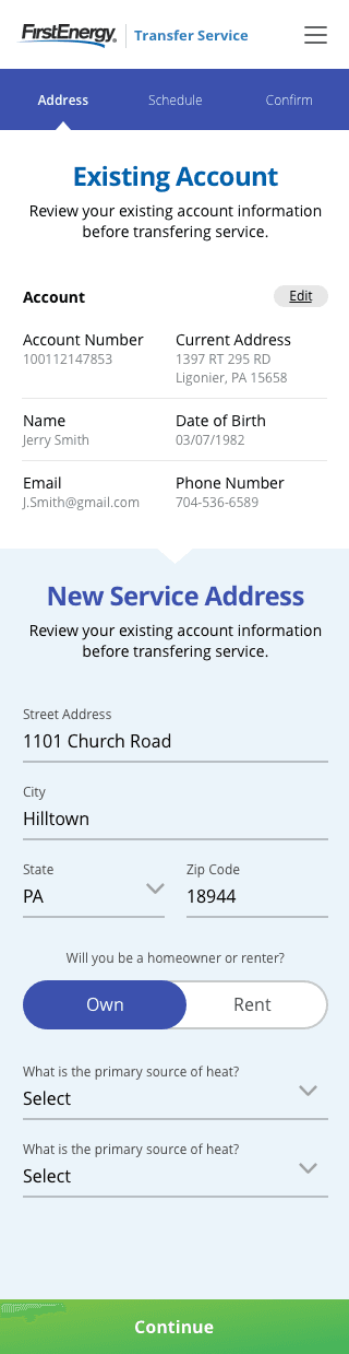FirstEnergy — transfer flow